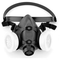 Honeywell 5500 Series Elastomeric Half Mask w/Dual Cartridge Connectors