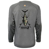 Hook &amp; Tackle Men's Camo Tuna L/S UV Fishing Shirt 054EE3F6