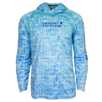 Hook &amp; Tackle Men's Fish Shadows UV Fishing Hoodie E40ADB53