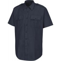 Horace New Dimension Stretch Poplin Shirt, Dark Navy - Men's