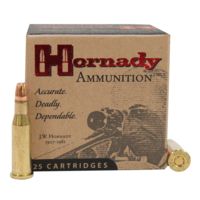 Hornady Custom .218 Bee 45 Grain Hollow Point Match Centerfire Rifle Ammunition