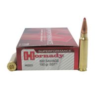 Hornady Superformance .300 Savage 150 Grain Super Shock Tip Centerfire Rifle Ammunition