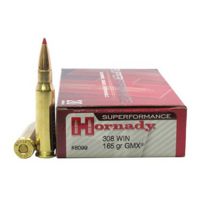 Hornady Superformance .308 Winchester 165 Grain Gilding Metal eXpanding Centerfire Rifle Ammunition