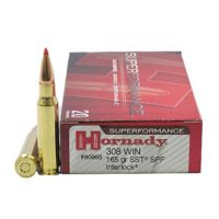 Hornady Superformance .308 Winchester 165 Grain Super Shock Tip Centerfire Rifle Ammunition