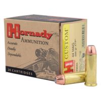 Hornady Custom .44 Magnum 200 Grain eXtreme Terminal Performance Centerfire Pistol Ammunition