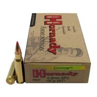 Hornady Custom 6.8mm Remington SPC 120 Grain Super Shock Tip Centerfire Rifle Ammunition