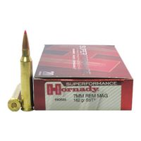 Hornady Superformance 7mm Remington Magnum 162 Grain Super Shock Tip Centerfire Rifle Ammunition