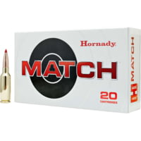 Hornady Match 6mm ARC 108 Grain Extremely Low Drag Match Centerfire Rifle Ammunition