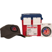 Hornady Frontier 250th Anniversary Combo 5.56x45mm NATO 55 Grain Brass Cased Full Metal Jacket Rifle Ammunition with Hat and Sticker