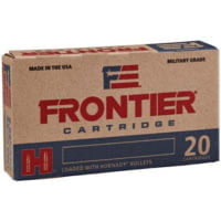 Hornady Frontier 5.56mm NATO 55 Grain HP Match Brass Cased Rifle Ammunition