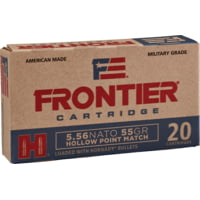 Hornady Frontier 5.56x45mm NATO 55 Grain Hollow Point Centerfire Rifle Ammunition