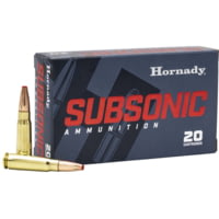 Hornady Subsonic 7.62x39 255 Grain Sub X Brass Riffle Ammunition