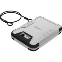Hornady TrekLite Lock Box, TSA Combination Lock, Polycarbonate Construction, Black and Gray