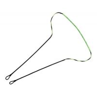 Horton Archery Premium Viper X Bone Collector String Flo-Green/Black Candy Cane Twist ST202