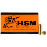 HSM Ammunition Training 10mm Auto 200 Grain Full Metal Jacket Brass Cased Pistol Ammunition