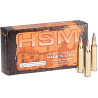 HSM Ammunition Varmint .223 Remington 55 Grain Soft Point Brass Cased Rifle Ammunition