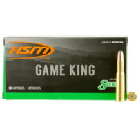 HSM Ammunition Game King .303 Savage 150 Grain Spitzer Boat Tail Brass Cased Rifle Ammunition