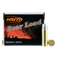 HSM Ammunition Bear Load .45 Colt 325 Grain Wide Flat Nose Brass Cased Centerfire Pistol Ammunition