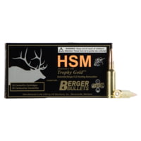 HSM 65CRD130VLD Trophy Gold 6.5 Creedmoor 130 Gr Match Very Low Drag 20 Bx/ 10
