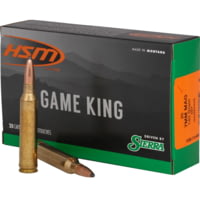 HSM Ammunition Game King 7mm Remington Magnum 140 Grain Sierra Gameking Brass Cased Centerfire Rifle Ammunition