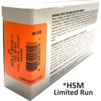 Hsm Ammunition .308 Winchester 150 Grain Full Metal Jacket Cased Centerfire Rifle Ammunition