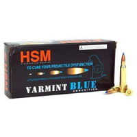 HSM Ammunition Blue Tip Sierra Blitz King 5.56 Nato 55 Grain Jacketed Hollow Point Rifle Ammunition