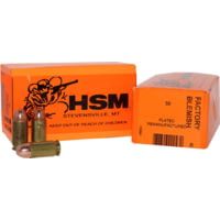 Hsm Ammunition Hsm Ammo Rmfg .357 Sig 124gr. Plated Lead Flat Nose 50-pack