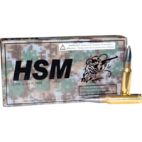 Hsm Ammunition Hsm Ammo Subsonic .308 Win. 175gr. Hpbt 20-pack