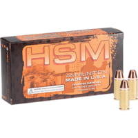 HSM Ammunition Self Defense .357 Magnum 180 Grain Brass Cased Centerfire Pistol Ammunition