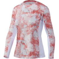 HUK Performance Fishing Icon X Mossy Oak Fracture L/S Shirt - Womens