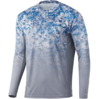 HUK Performance Fishing Icon X Tide Change Fade L/S Shirt - Mens