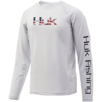 HUK Performance Fishing Americana Fill Pursuit LS Tees - Youth