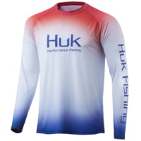 HUK Performance Fishing Flare Fade Long Sleeve - Mens