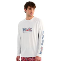 HUK Performance Fishing Pursuit Americana Fill Long Sleeve Crew - Men's