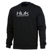 HUK Performance Fishing Hull Crew Fleece Tops, Pullover - Mens