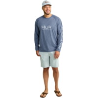 HUK Performance Fishing Pursuit Heather Long Sleeve Shirt - Men's
