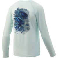 HUK Performance Fishing Pursuit Mahi Badge LS Tees - Youth