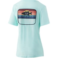 HUK Performance Fishing Suntsent Bass V-Neck Tee - Womens