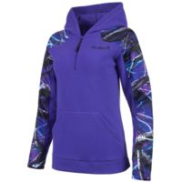 Huntworth 2-Tone Anti-Pill Fleece 1/4 Zip Hoodie - Women's