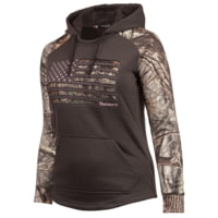 Huntworth Performance Fleece Hoodie Horizontal Camo Flag - Women's