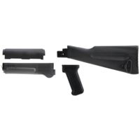 I.O. Inc AK47/74 Milspec Polymer Furniture Set w/Heat Shield, Includes Stock, Handguard, and Grip