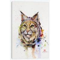 iCanvas Wild Cat by Dean Crouser Canvas Print