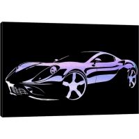 iCanvas Cruising Purple Print