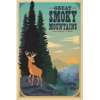 iCanvas Great Smokey Mountains ll by Anderson Design Group Canvas Print