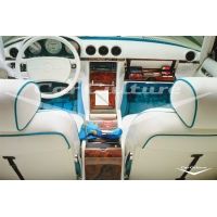 iCanvas 'Hollywood Boudoir' - Mercedes-Benz 560'sL Dashboard by Car Culture - Canvas Print