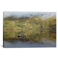 iCanvas Misty Reflection, Killary Harbour, Connemara, County Mayo, Connacht Province, Republic Of Ireland by Gareth McCormack Canvas Print