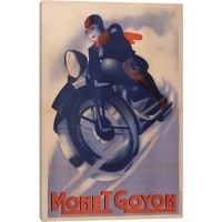 iCanvas Monet Goyon - Vintage Ad Poster Artist Canvas Print