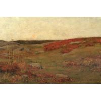 iCanvas Sunrise, Autumn, c.1885 by Childe Hassam Canvas Print