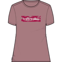 Icebreaker 150 Tech Lite II Short Sleeve Glacial Flow Logo T-Shirt - Women's