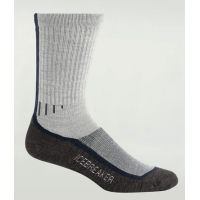 Icebreaker Hike Lite Crew Sock Clearance - Women's-2 PAIR Silver/Oil/Brazil-Medium